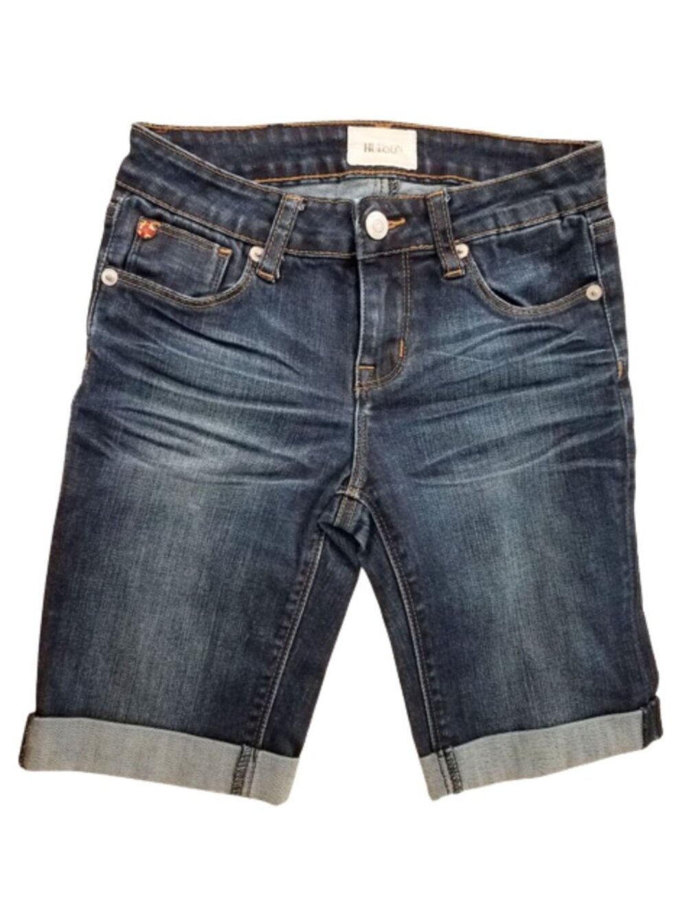 HUDSON Blue Denim Bermuda Shorts Girl's 12